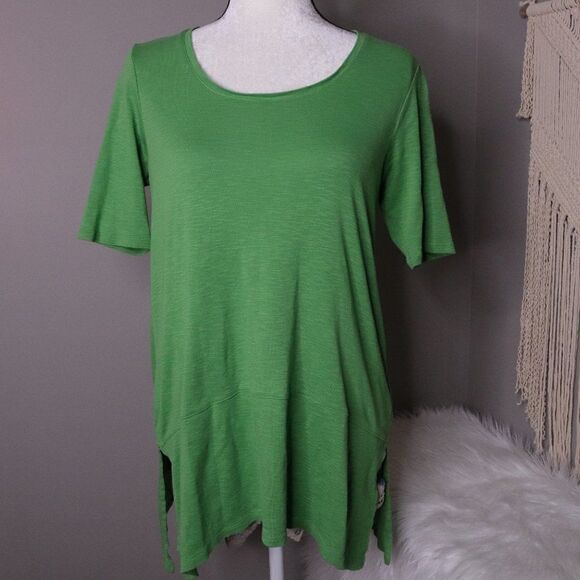 J. Jill | Pima Dipped Hem Tunic - Picture 2 of 7